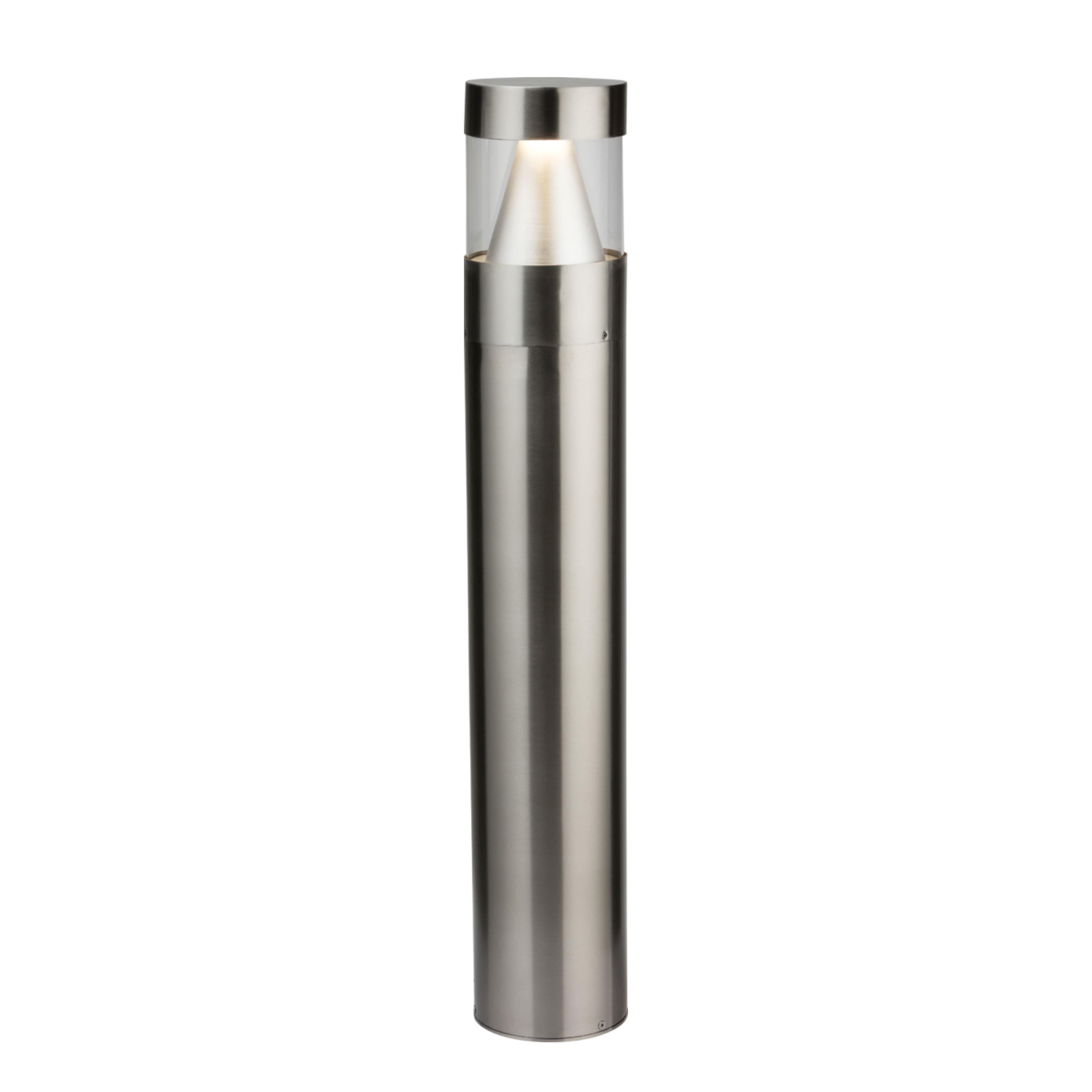 230V Stainless Steel Bollard Light - 3000K Bollard Lights Outdoor-Lights.co.uk