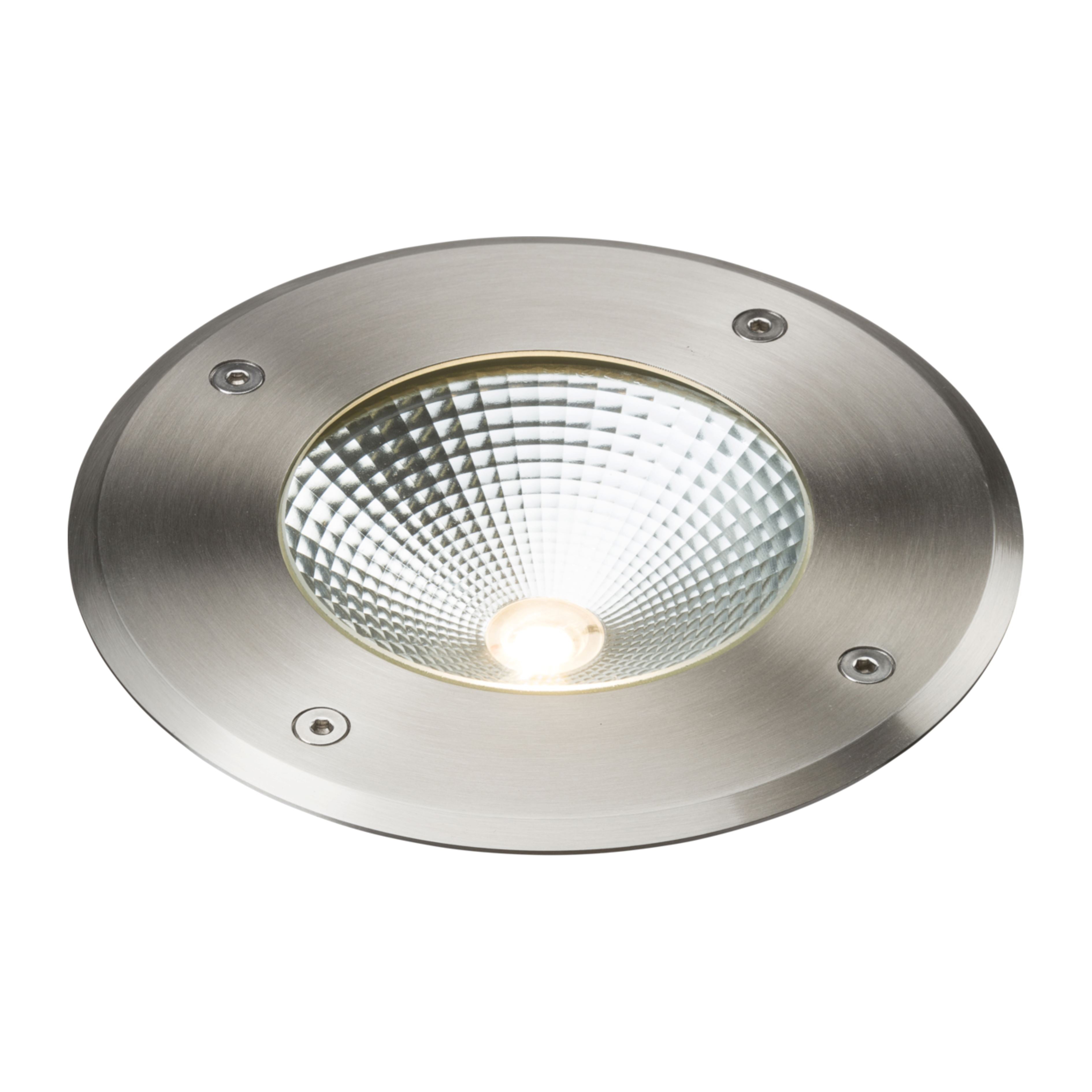 9W 230V LED Recessed Ground Light - Stainless Steel Ground Lights Knightsbridge
