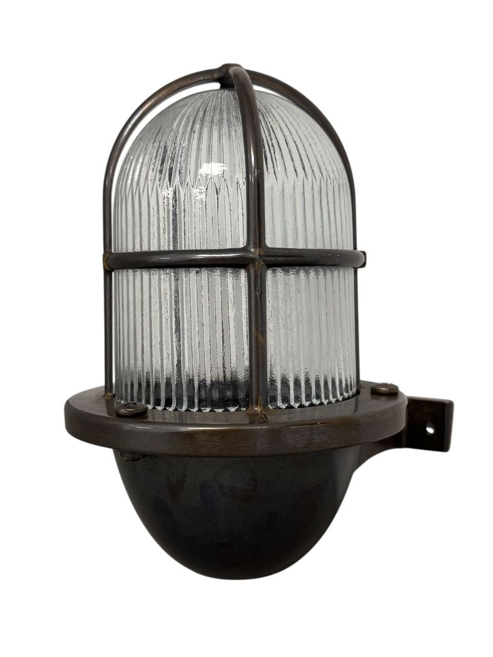 Armada Uplight Wall Lantern (Antique Brass) Wall Lights Navigator