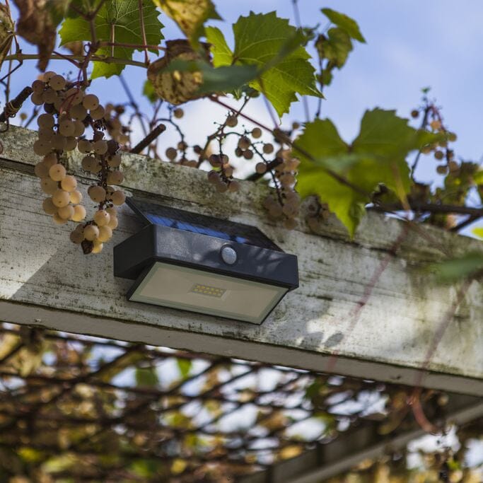 Arrow Integrated LED Solar Light with PIR Sensor - Dark Grey Solar Lights Lutec