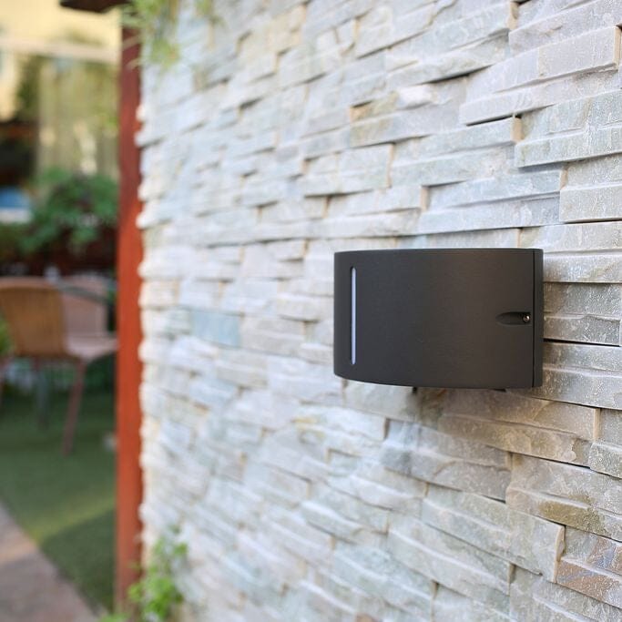 Bonn E27 Wall Light - Dark Grey Wall Lights Lutec