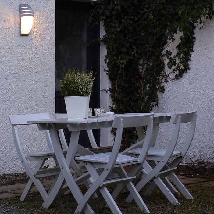 City E27 Wall Light - Dark Grey Wall Lights Lutec