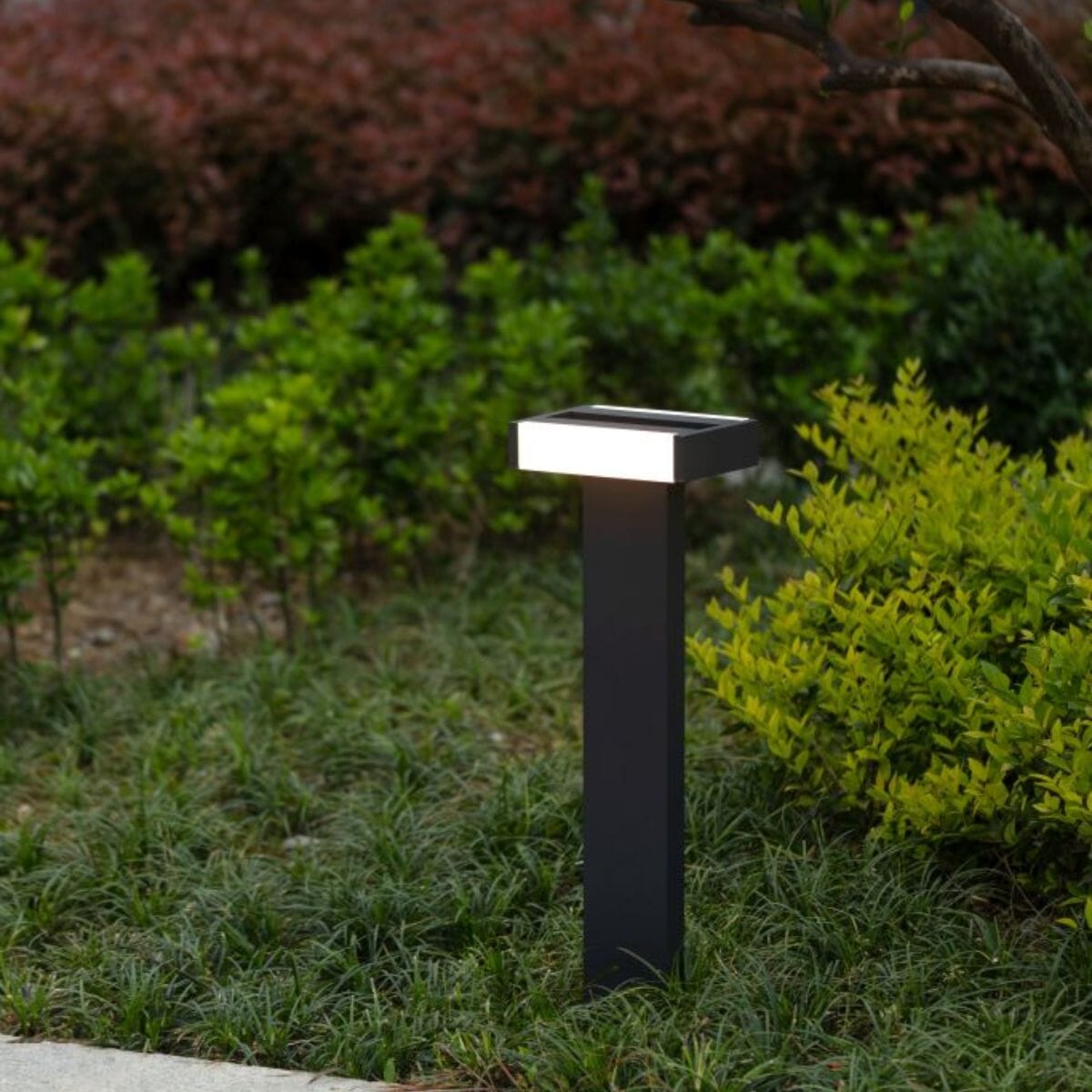 Conroy Integrated LED Bollard Light - Dark Grey Bollard Lights Lutec