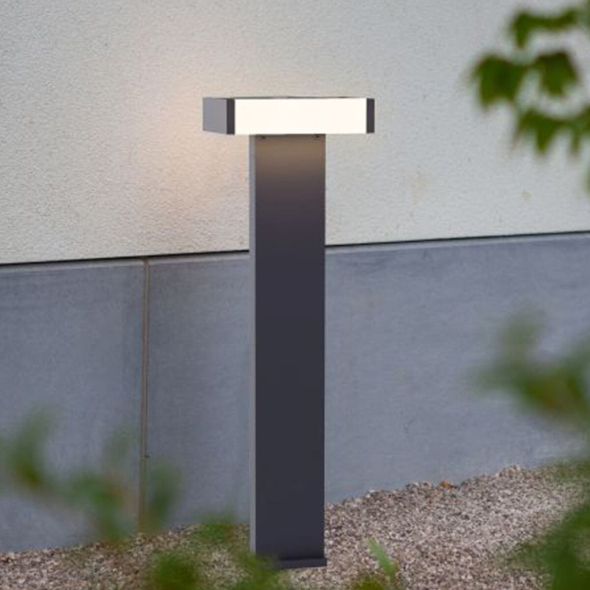 Conroy Integrated LED Bollard Light - Dark Grey Bollard Lights Lutec