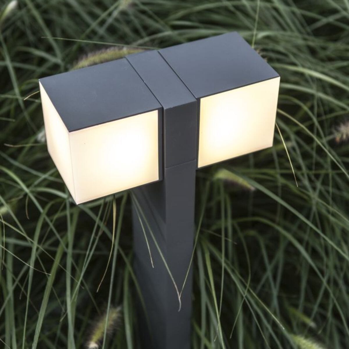 Cuba Bollard Light - Dark Grey Bollard Lights Lutec