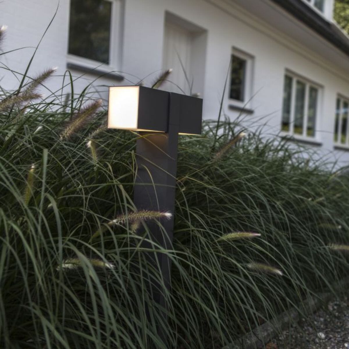 Cuba Bollard Light - Dark Grey Bollard Lights Lutec