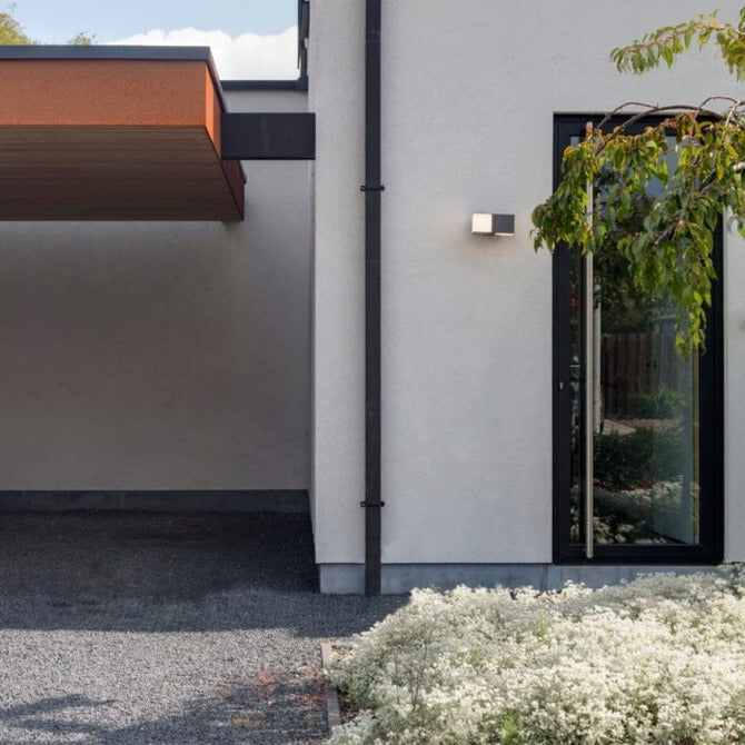 Cuba Integrated LED Wall Light - Matt Black Wall Lights Lutec