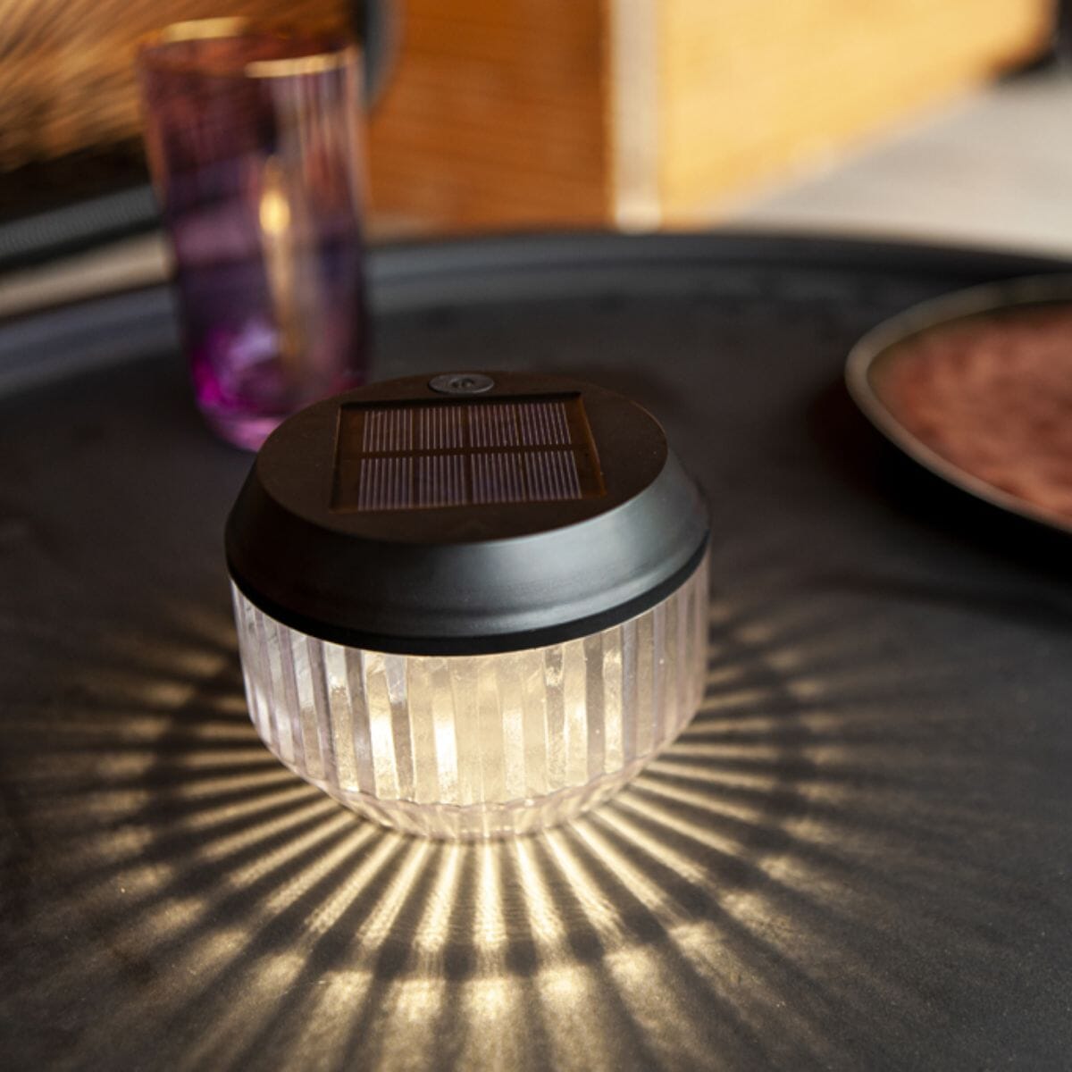 Diva Solar Portable Light - Matt Black Portable Lights Lutec