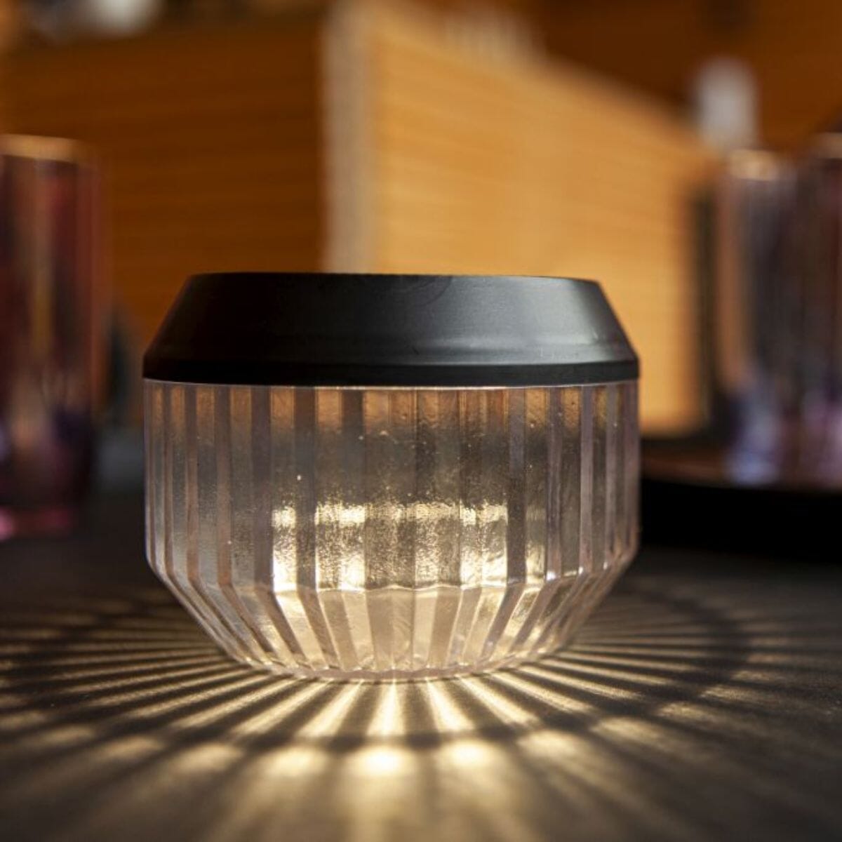 Diva Solar Portable Light - Matt Black Portable Lights Lutec