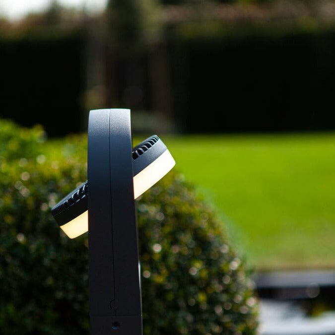 Fele Integrated LED Bollard Light - Dark Grey Bollard Lights Lutec