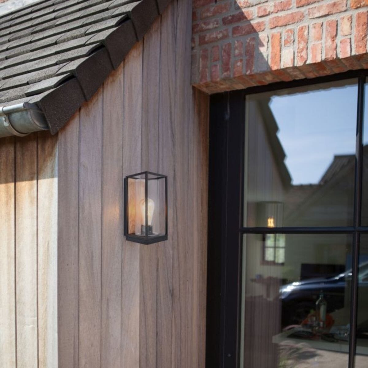 Flair Wall Light - Matt Black Wall Lights Lutec