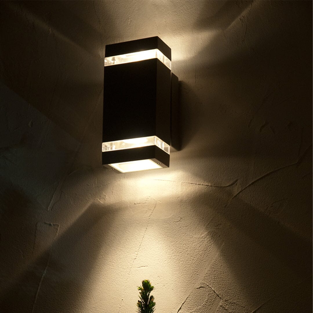 Focus Integrated LED Up & Down Wall Light - Dark Grey Wall Lights Lutec