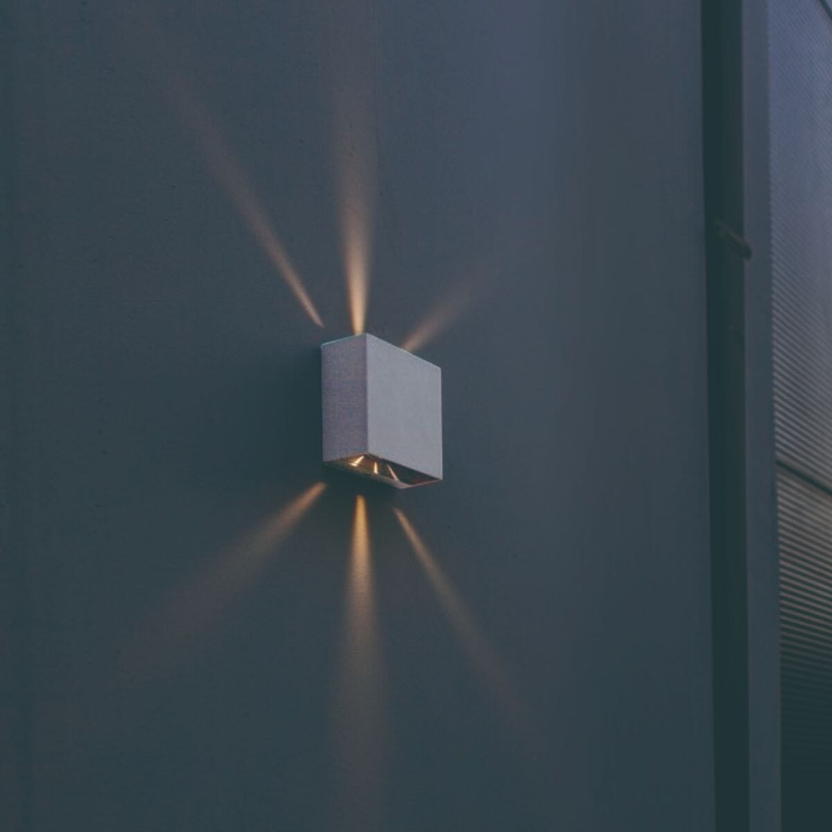 Gemini Beams Wall Light - White Wall Lights Lutec
