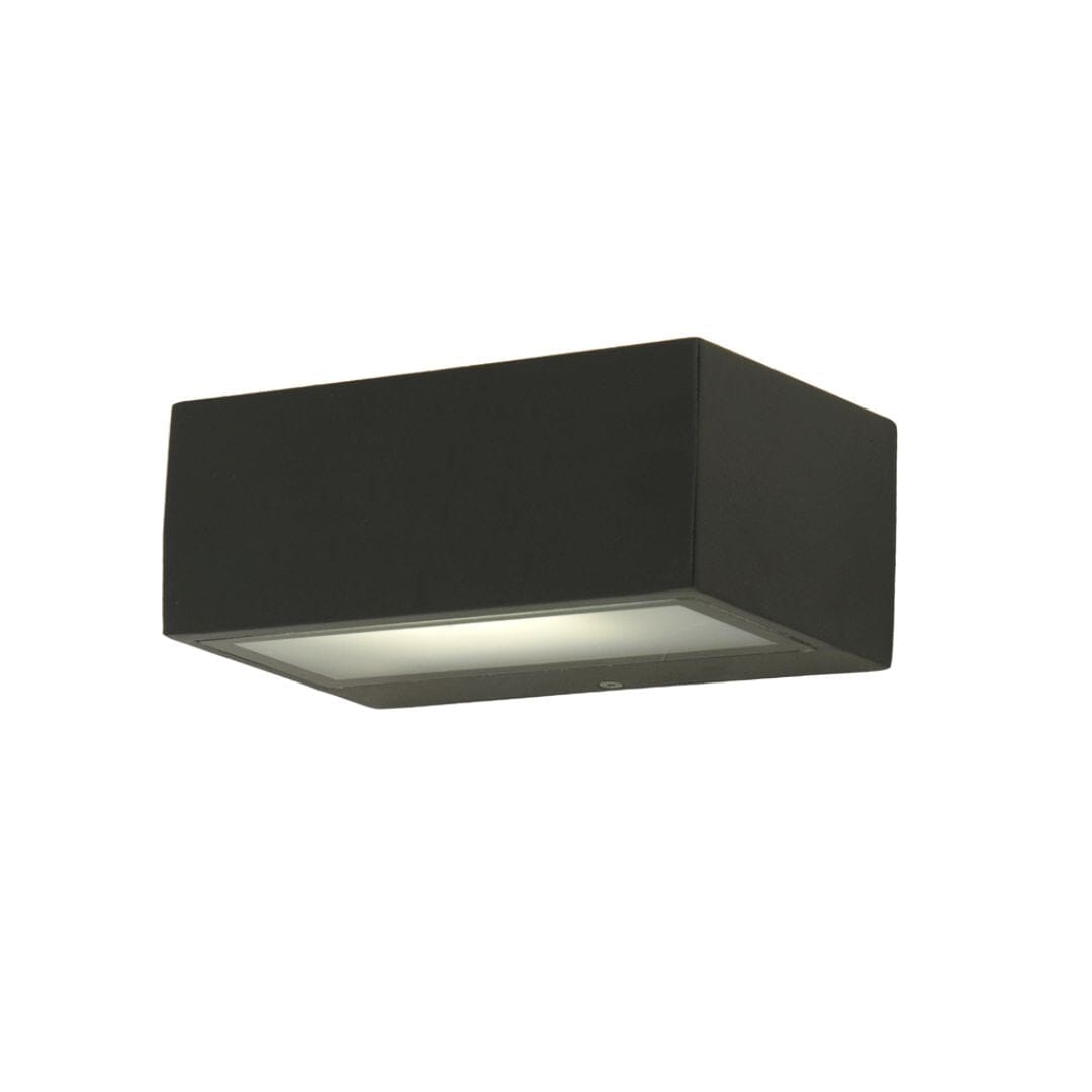 Gemmi Wall Up & Down - Dark Grey Wall Lights Lutec
