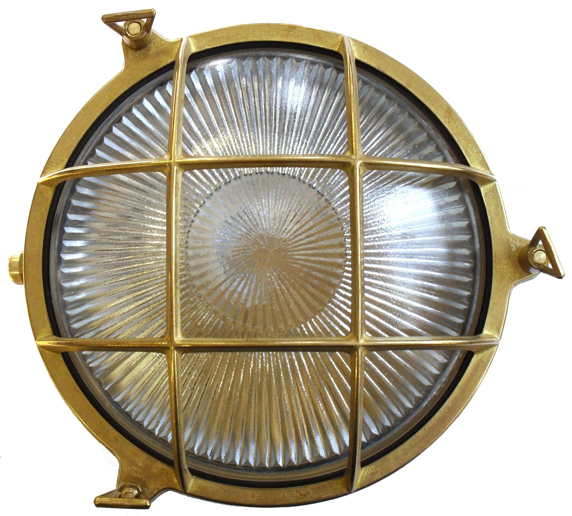 Grand Cabin Bulkhead (Raw Brass) Wall Lights Navigator