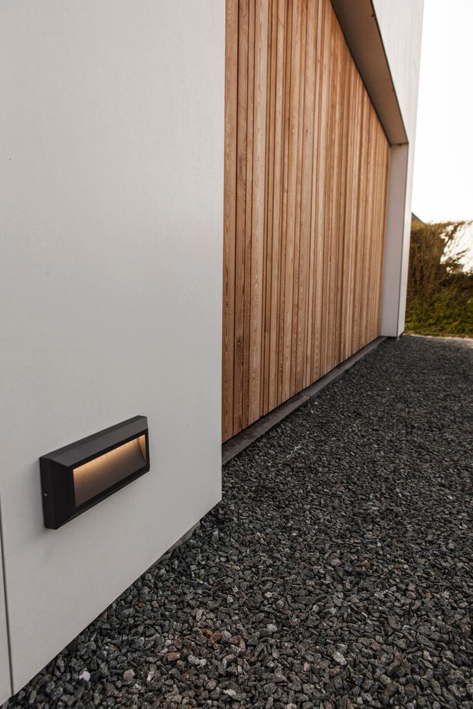 Helena Integrated Down LED Wall Light - Dark Grey Wall Lights Lutec