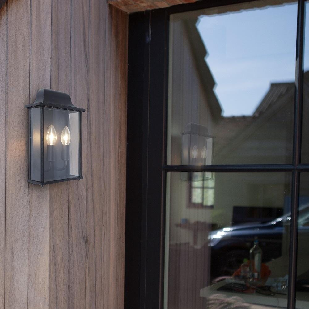 Holly E14 Wall Light - Black Wall Lights Lutec