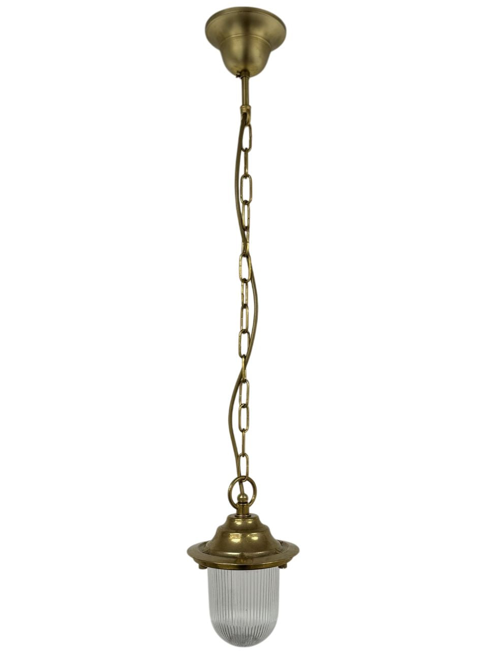 Hull Pendant Lantern (Raw Brass) Lantern Lights Navigator