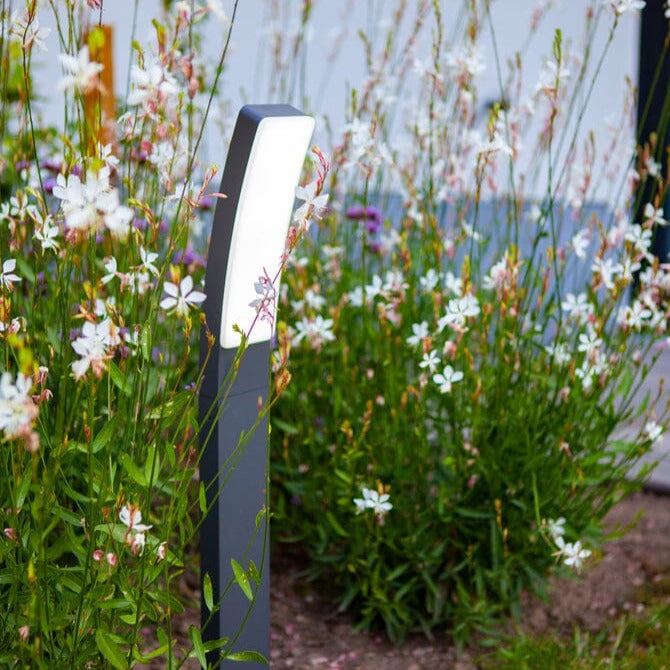 Kira Integrated LED Bollard Light - Dark Grey Bollard Lights Lutec