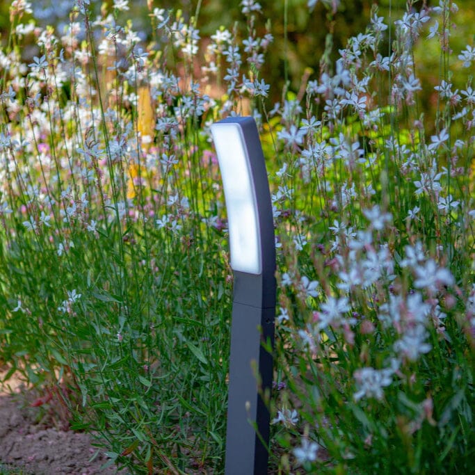 Kira Integrated LED Bollard Light - Dark Grey Bollard Lights Lutec