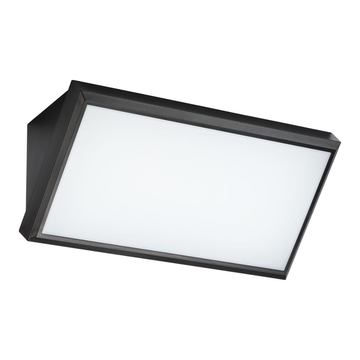 Knightsbridge LED Polycarbonate Wall Fitting CCT - Black Wall Lights Knightsbridge