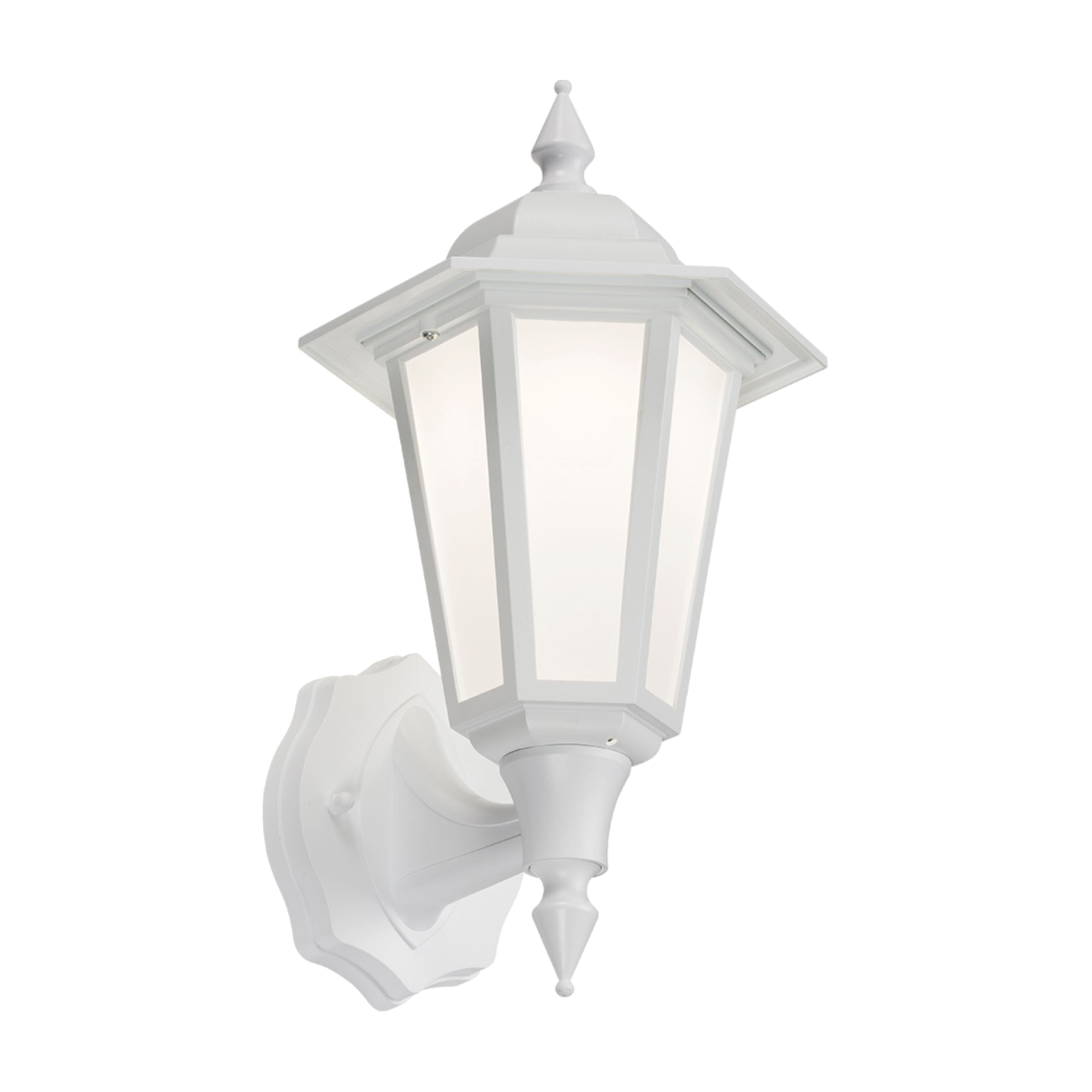 LED Wall Lantern - White Lantern Lights Knightsbridge