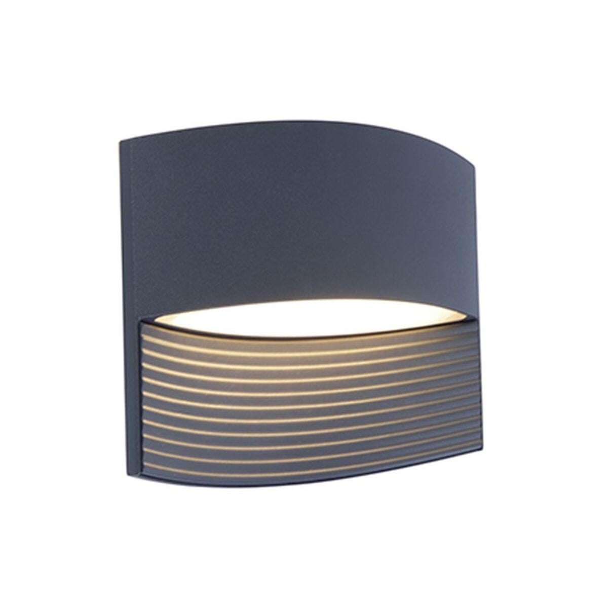 Lotus Wall Light - Dark Grey Wall Lights Lutec