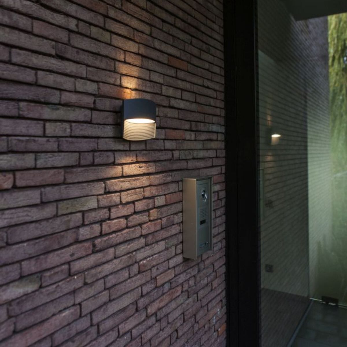Lotus Wall Light - Dark Grey Wall Lights Lutec
