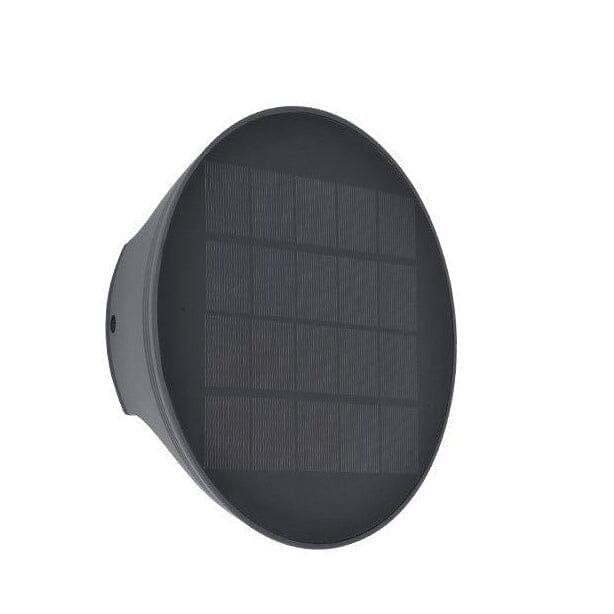 Lutec Belka 9W Solar LED Wall Light 3000K - Dark Grey Wall Lights Lutec