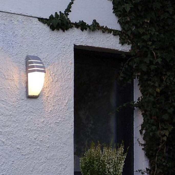 Lutec City E27 Outdoor Wall Light - Dark Grey Wall Lights Lutec