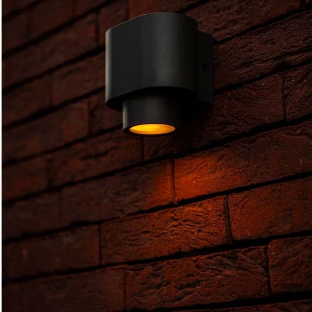 Lutec Cypres Outdoor Wall Light Anthracite Architectural Outdoor-Lights.co.uk
