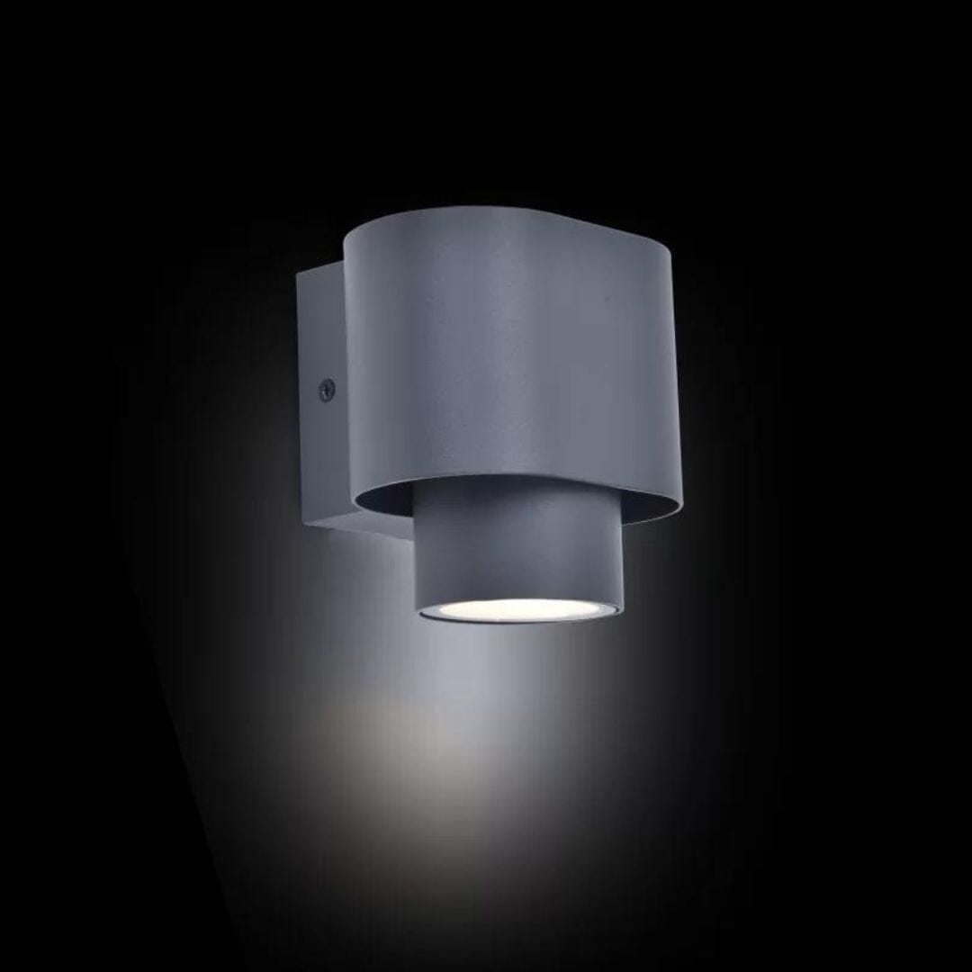 Lutec Cypres Outdoor Wall Light Anthracite Architectural Outdoor-Lights.co.uk