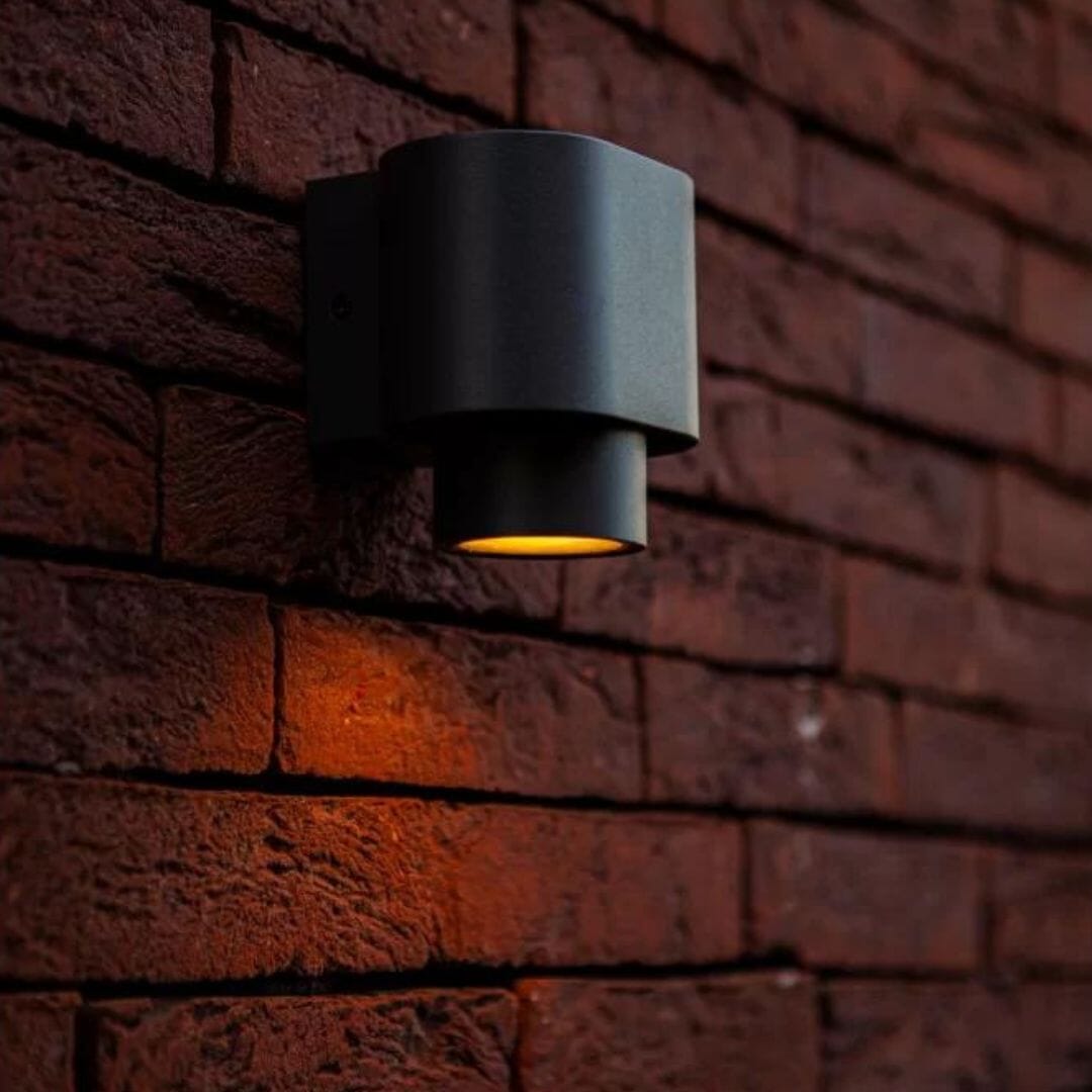 Lutec Cypres Outdoor Wall Light Anthracite Architectural Outdoor-Lights.co.uk