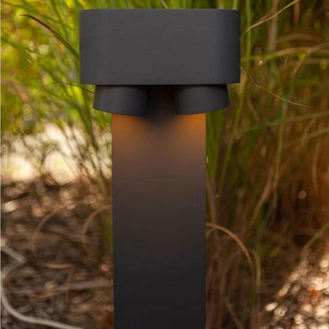 Lutec Cypres Path Light Anthracite Bollard Light Architectural Lutec
