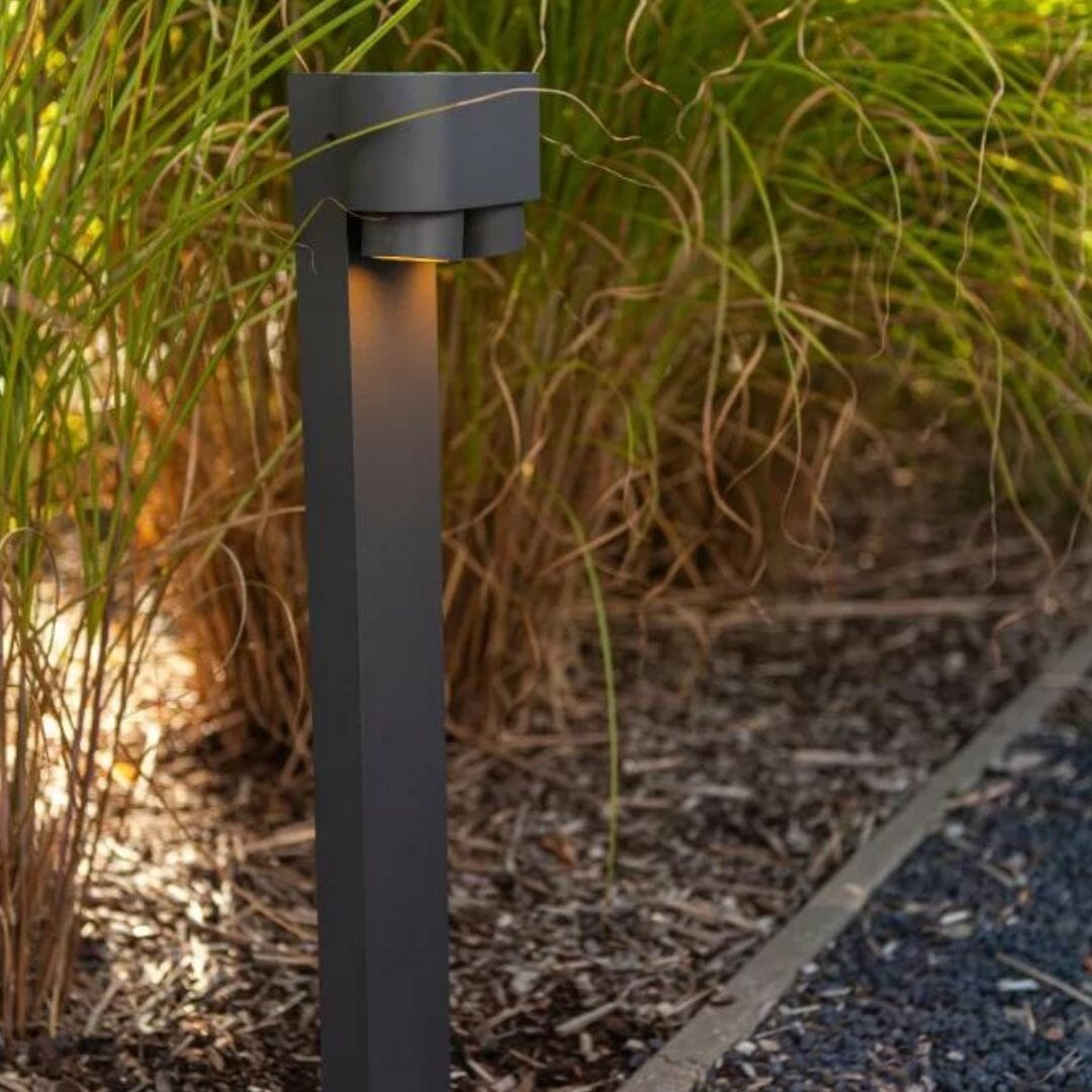 Lutec Cypres Path Light Anthracite Bollard Light Architectural Lutec