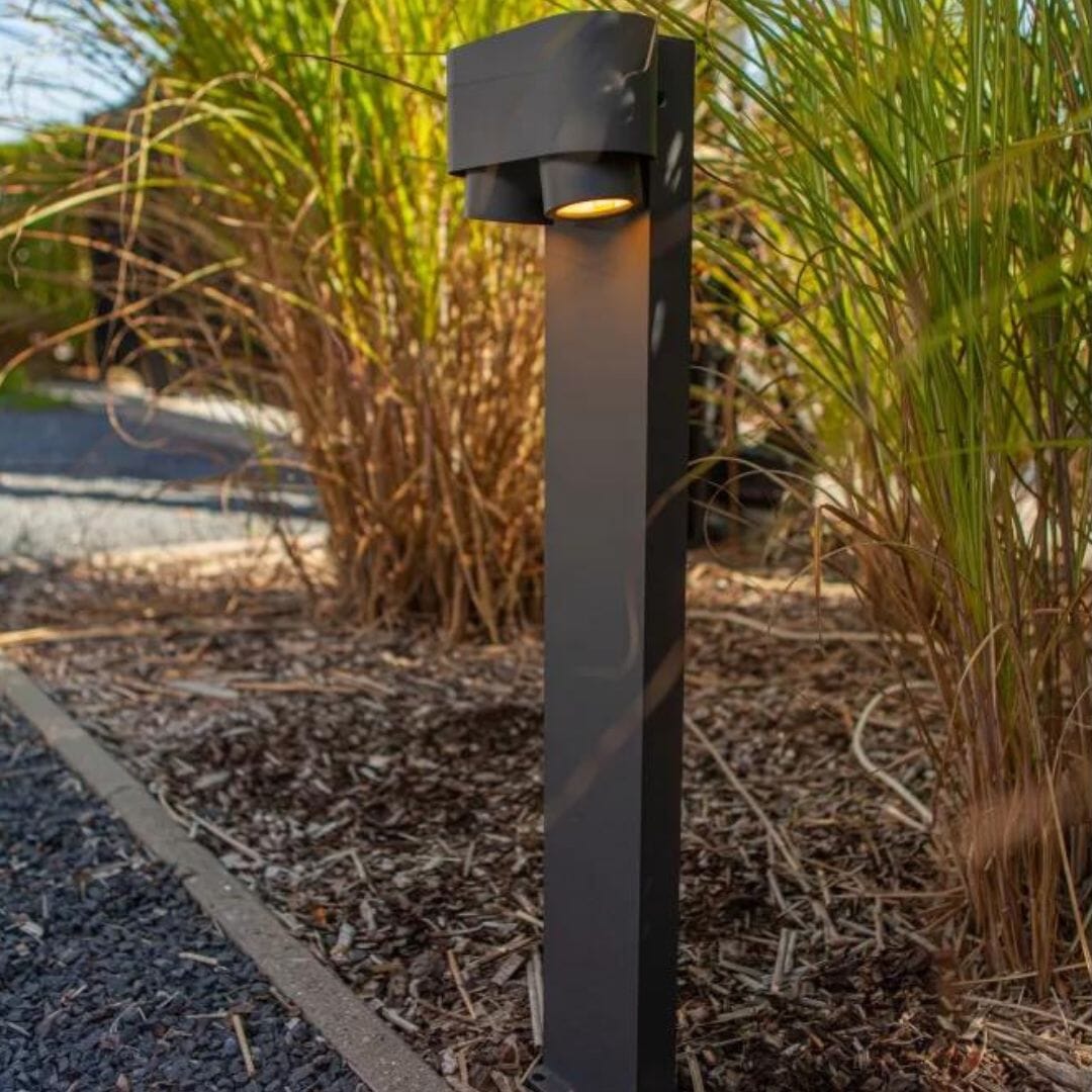 Lutec Cypres Path Light Anthracite Bollard Light Architectural Lutec