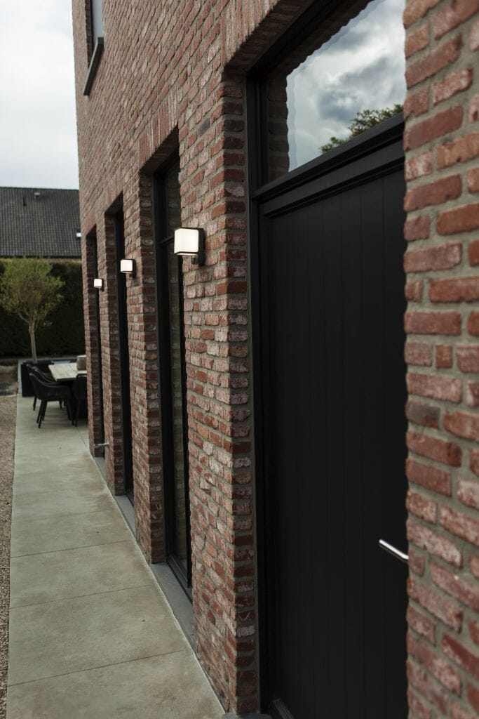 Lutec Doblo 14W LED Outdoor Wall Light with PIR Sensor 4000K - Dark Grey Wall Lights Lutec