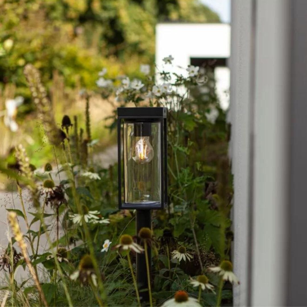 Lutec Flair Solar Light LED - Black Solar Lights Lutec