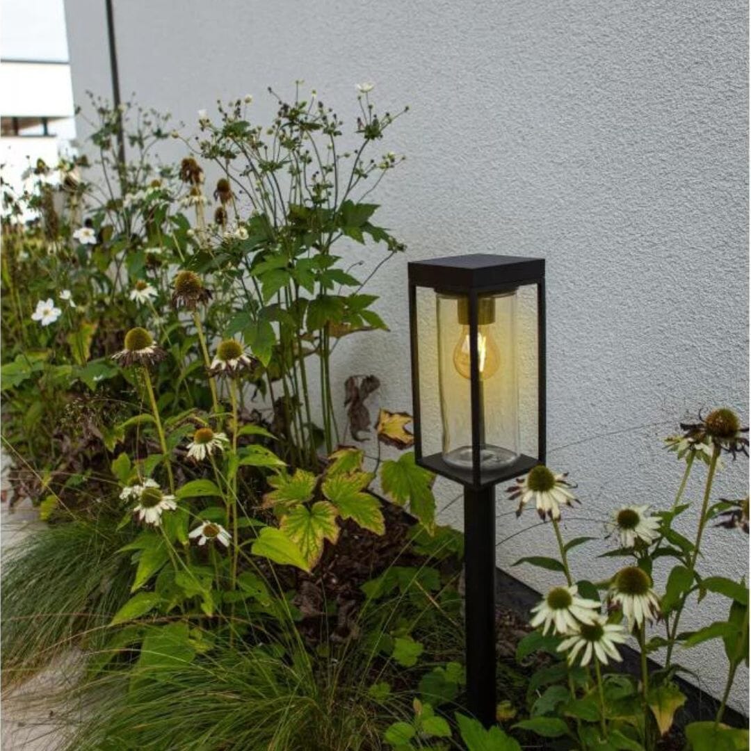 Lutec Flair Solar Light LED - Black Solar Lights Lutec