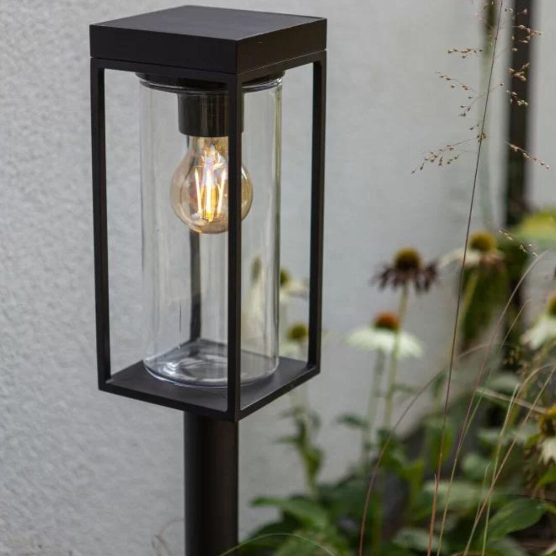 Lutec Flair Solar Light LED - Black Solar Lights Lutec