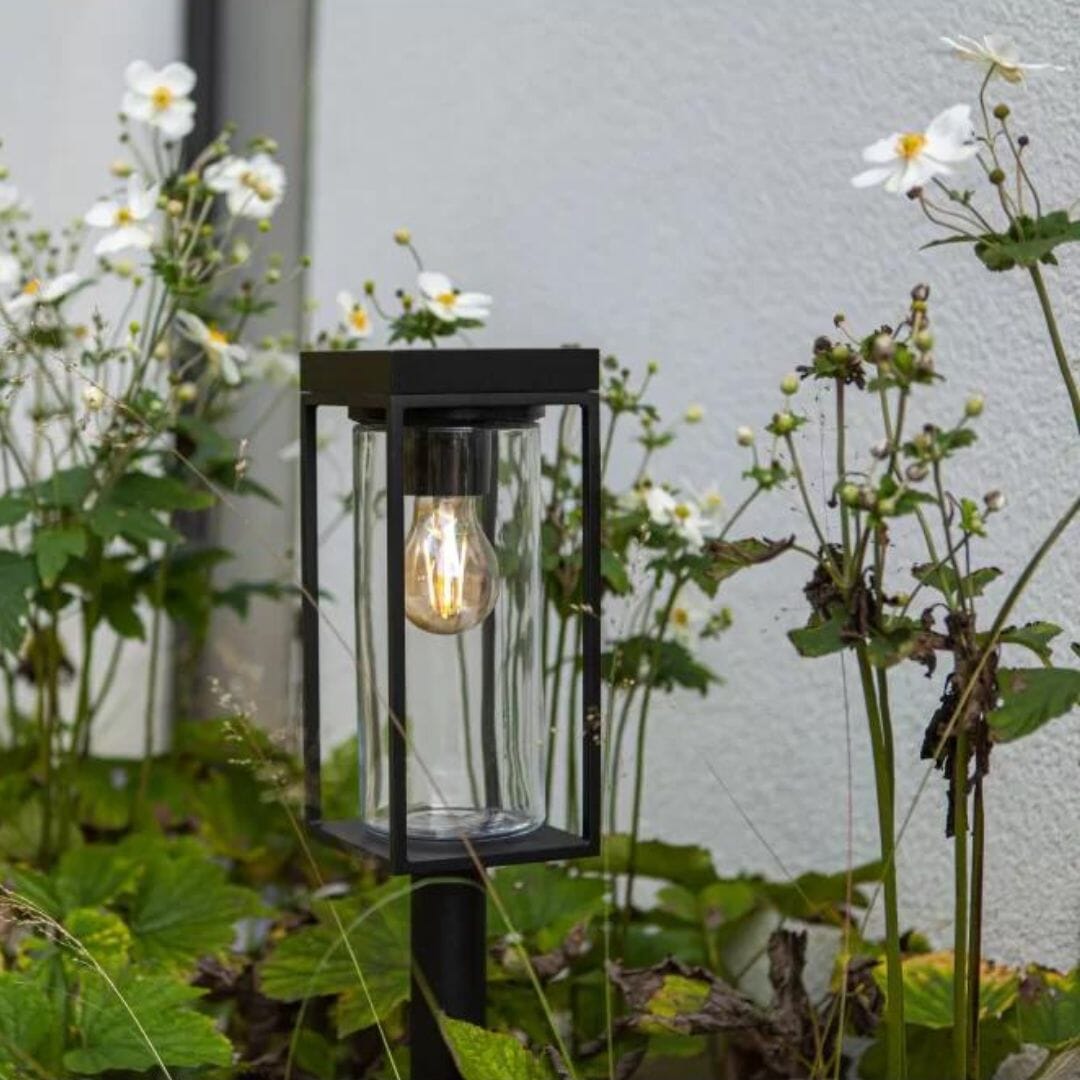 Lutec Flair Solar Light LED - Black Solar Lights Lutec