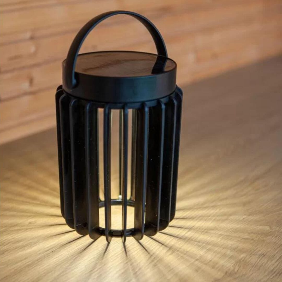 Lutec Kozy Portable Solar Lights LED - Black Solar Lights Lutec