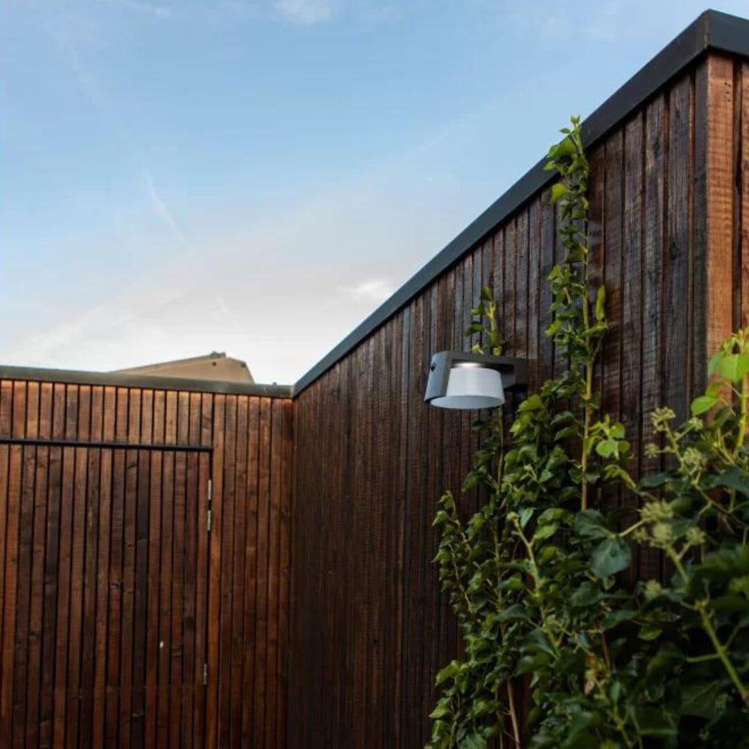 Lutec Moon Solar Wall PIR lights LED Wall Lights Lutec