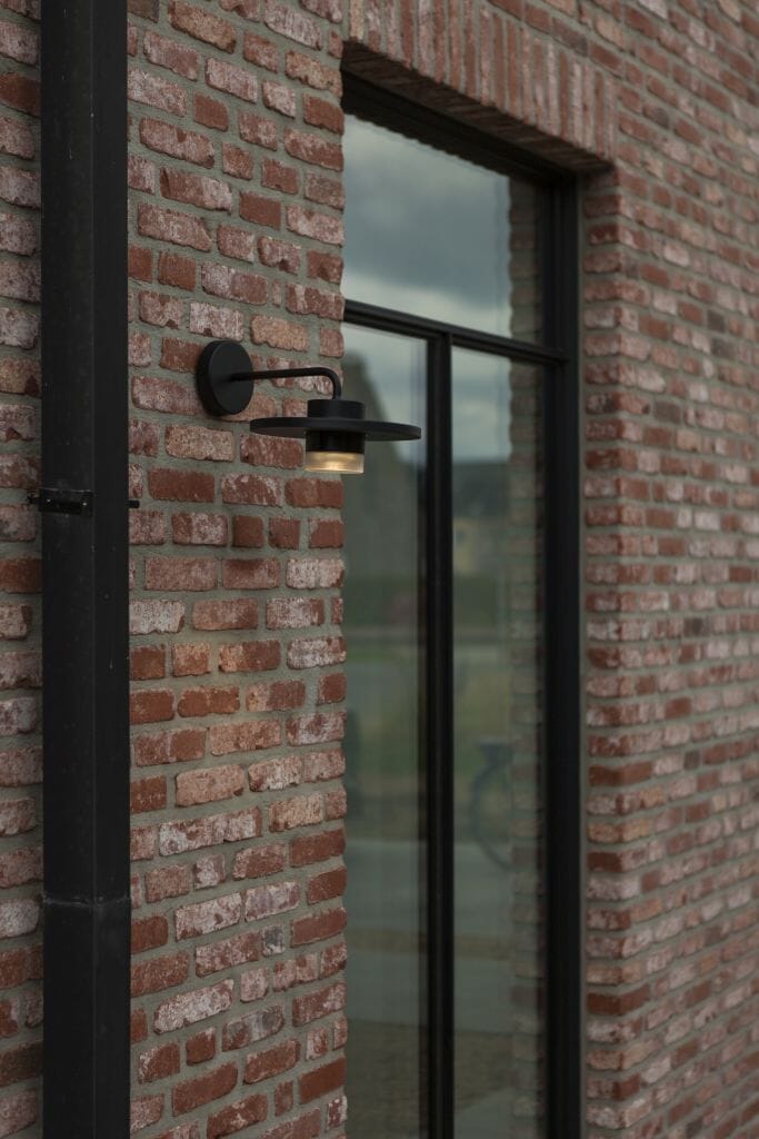 Lutec Plato 7W LED Outdoor Wall Light 3000K - Matt Black Wall Lights Lutec