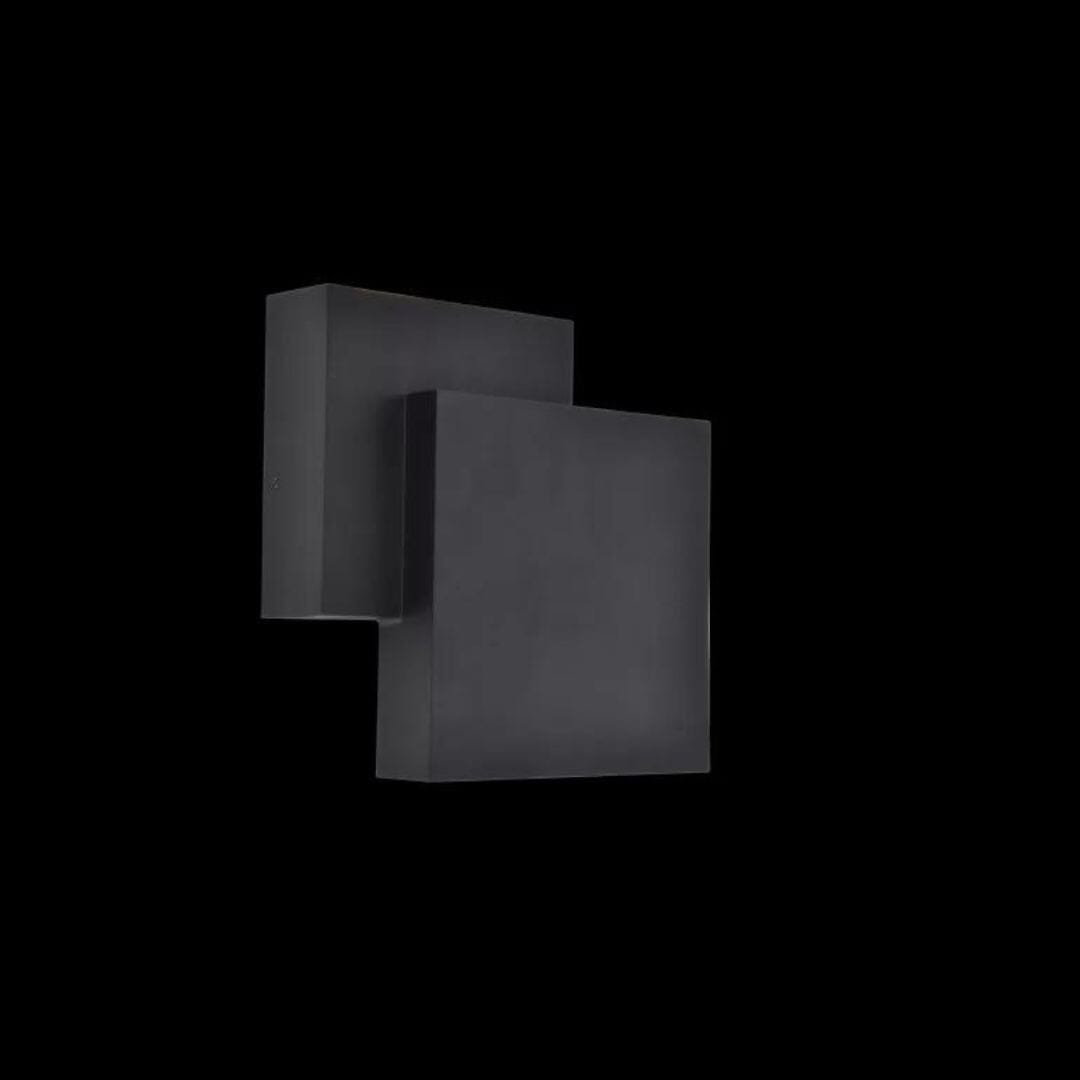 Lutec Rialto Outdoor Wall Up & Down Light - LED Black Wall Lights Lutec