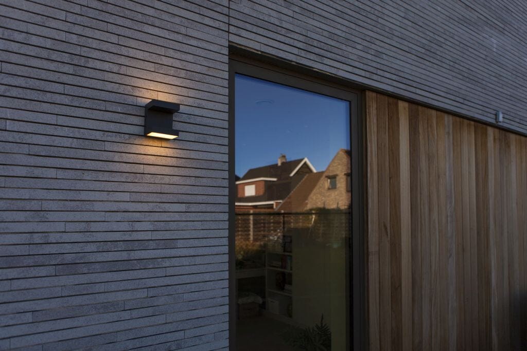 Lutec Twisto 13W LED Outdoor Wall Light CCT - Dark Grey Lutec