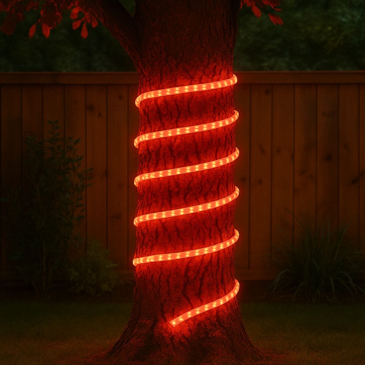 Lyyt 230V Outdoor Rope Light - Red (Custom Length) Rope Lights Lyyt