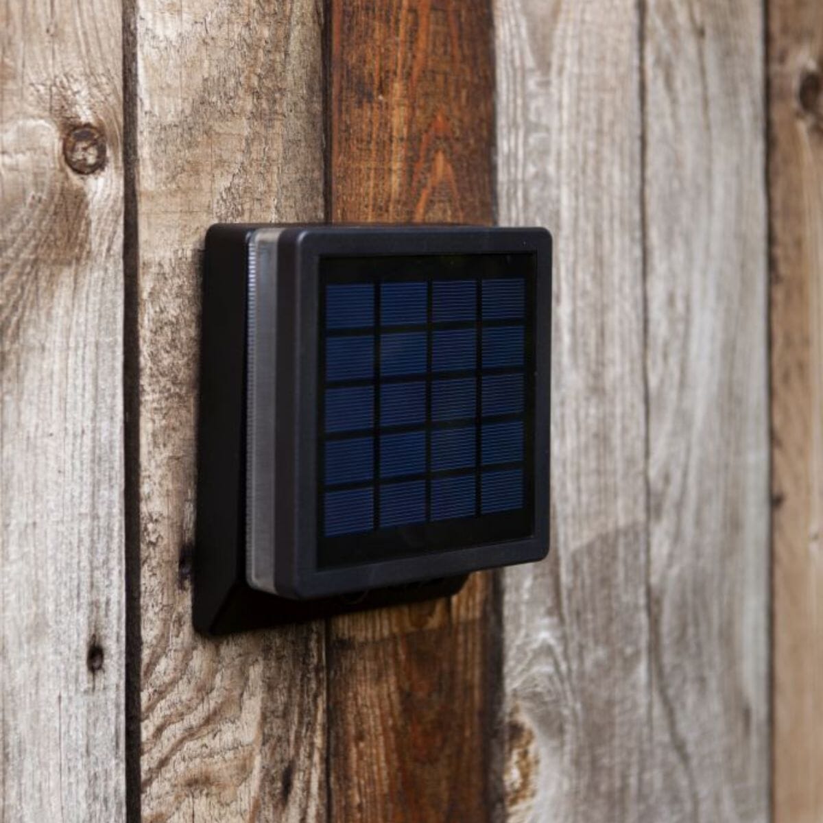 Moza Solar Portable Light With PIR Sensor - Matt Black Wall Lights Lutec
