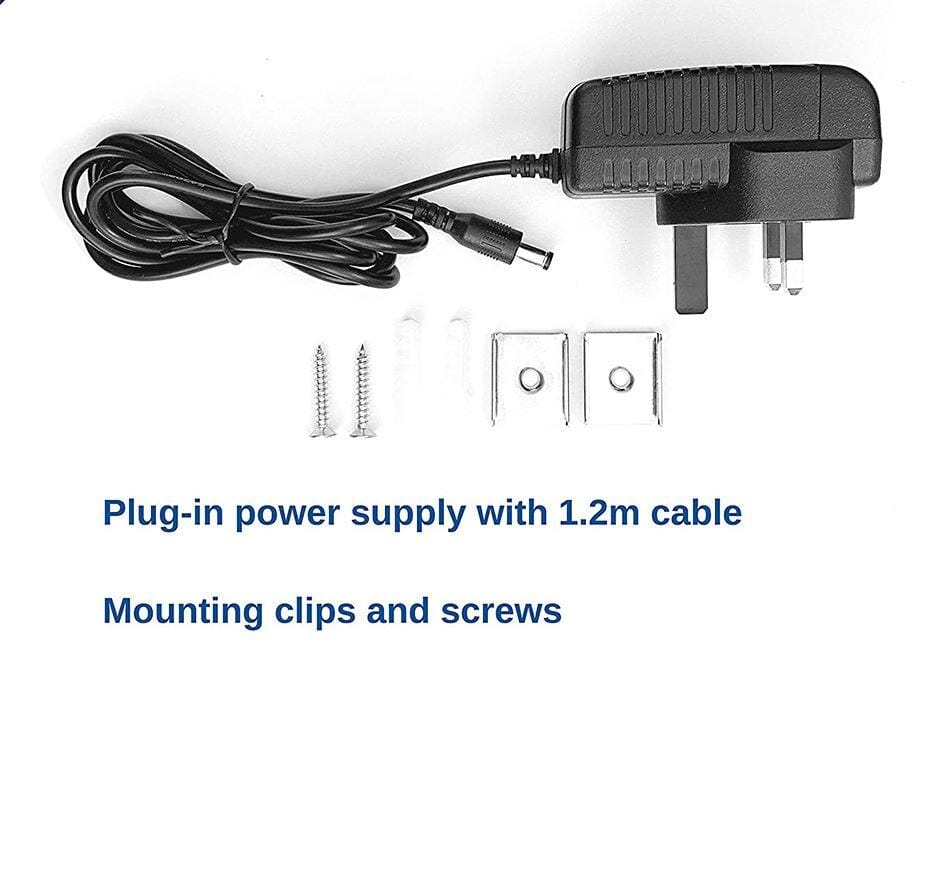 Night Sabre Slim LED Security Light with PIR Motion Sensor - Single Security Lights Night Sabre