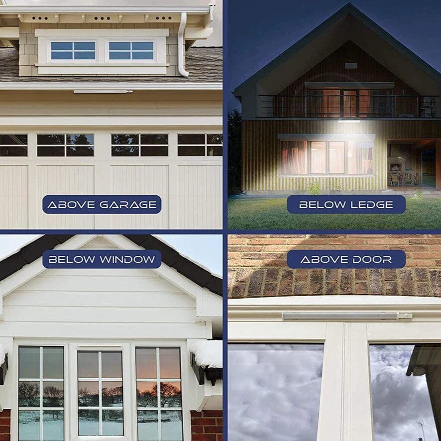 Night Sabre Slim LED Security Light with PIR Motion Sensor - Single Security Lights Night Sabre